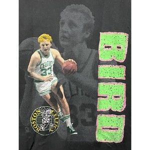 Vintage 90's Boston Celtics Larry Bird Salem Sportswear Size Medium T Shirt